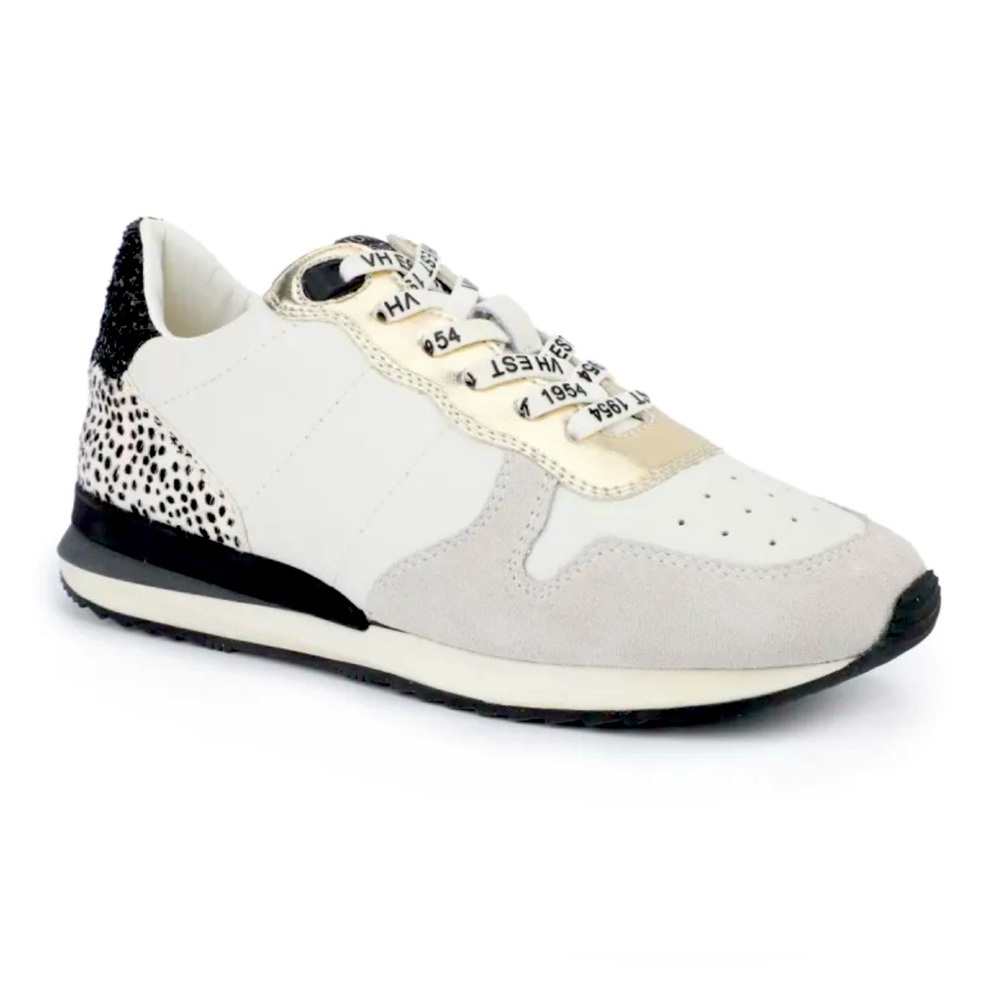 *NEW*~ Vintage Havana- Glitter & Calf Hair spotted sneaker